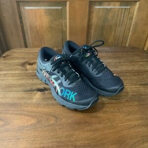 Women's ASICS Gel Kayano 25 2018 NYC New York Running Shoes Size 10M preowned